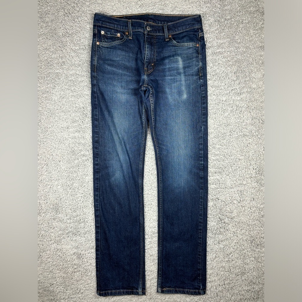 Levi's Jeans Mens 30 x 32 Straight 513 Dark Fade Out Classic Casual Denim Basic